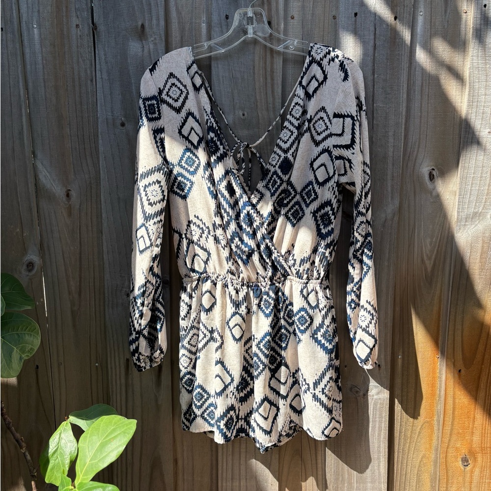 VNeck Boho Romper